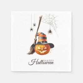Happy Halloween Pumpkin Serviette