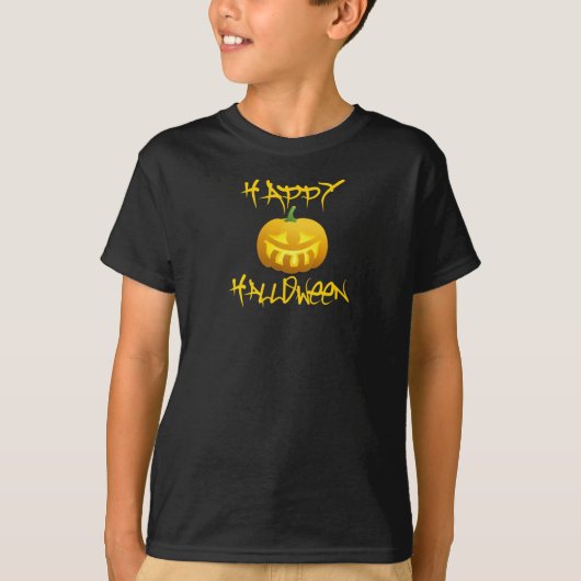 Happy Halloween Pumpkin Shirt (Vorderseite)