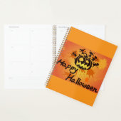 Happy Halloween Pumpkin Silhouette Illustration Planer (Anzeige)