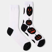 Happy Halloween Pumpkin Socken (Rechts)