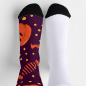 Happy Halloween Pumpkin Socken (Oben)