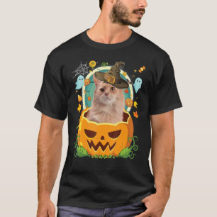 Happy Halloween Pumpkin Somali Cat Witze Niedlich  T-Shirt