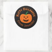 Happy Halloween Pumpkin Stickers (Tasche)