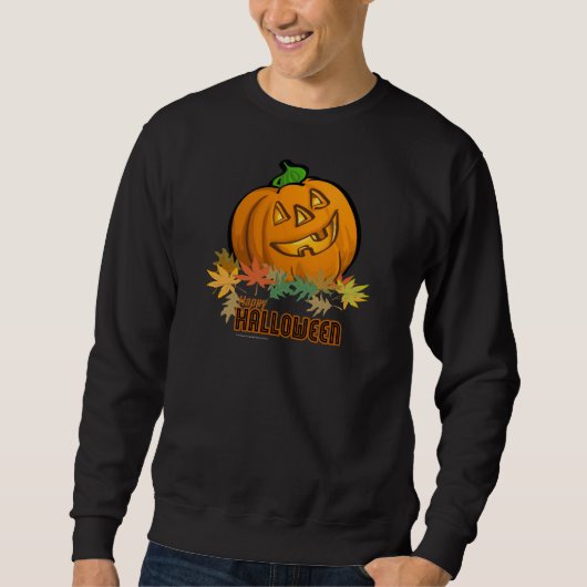 Happy Halloween Pumpkin Sweatshirt (Vorderseite)