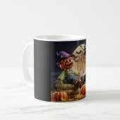 Happy Halloween Pumpkin Tasse (Vorderseite Links)