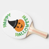 "HAPPY HALLOWEEN" PUMPKIN TISCHTENNIS SCHLÄGER (Seitenansicht)