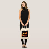 Happy Halloween Pumpkin Tragetasche (Vorderseite (Model))