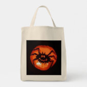 Happy Halloween Pumpkin Tragetasche (Rückseite)