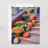 Happy Halloween Pumpkin Treairs New York Postcard Postkarte (Vorne/Hinten)