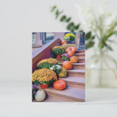 Happy Halloween Pumpkin Treairs New York Postcard Postkarte (Stehend Vorderseite)