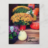 Happy Halloween Pumpkin Treairs New York Postcard Postkarte (Vorderseite)