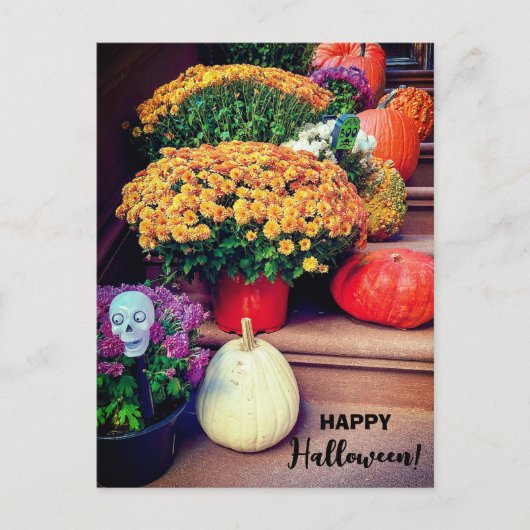 Happy Halloween Pumpkin Treairs New York Postcard Postkarte (Vorderseite)