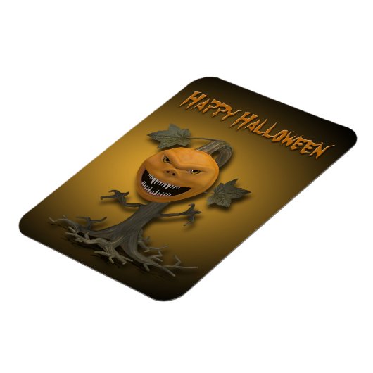 Happy Halloween Pumpkin Tree Magnet (Linke Seite)