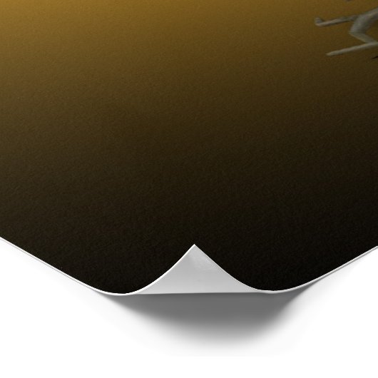 Happy Halloween Pumpkin Tree Poster (Ecke)