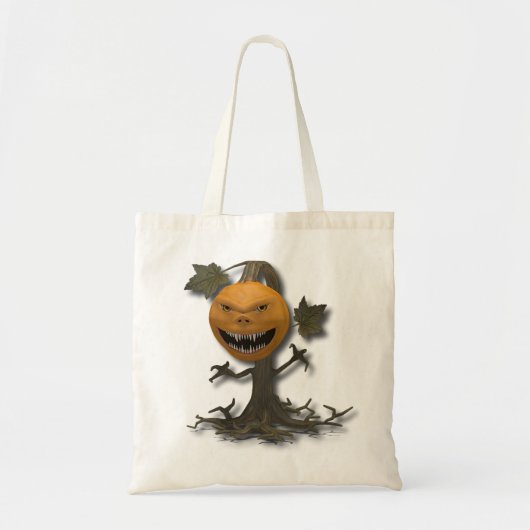 Happy Halloween Pumpkin Tree Tragetasche (Vorne)