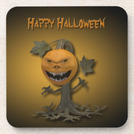 Happy Halloween Pumpkin Tree Untersetzer
