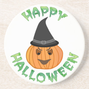 "HAPPY HALLOWEEN" PUMPKIN UNTERSETZER