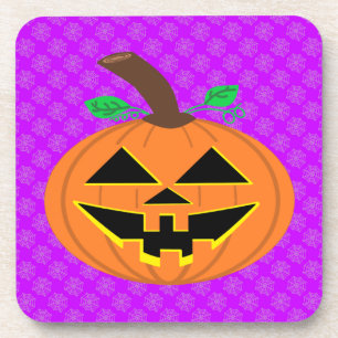 Happy Halloween Pumpkin-Untersetzer Getränkeuntersetzer