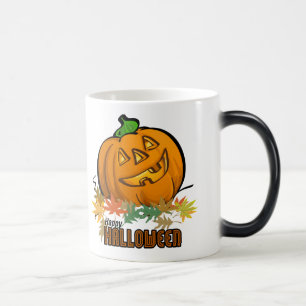 Happy Halloween Pumpkin Verwandlungstasse