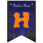 Happy Halloween Pumpkin Wimpelkette (Zweite Fahne)