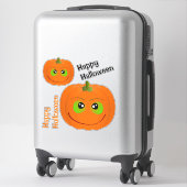 Happy Halloween Pumpkins Aufkleber (Koffer)