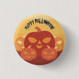 Happy Halloween! Pumpkins Button