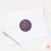 Happy Halloween Pumpkins Moon Fun Stickers (Umschlag)
