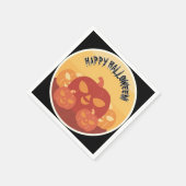 Happy Halloween! Pumpkins Paper Napkin Serviette (Ecke)