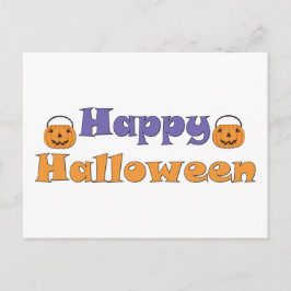 Happy Halloween Pumpkins Rezept Card Postkarte