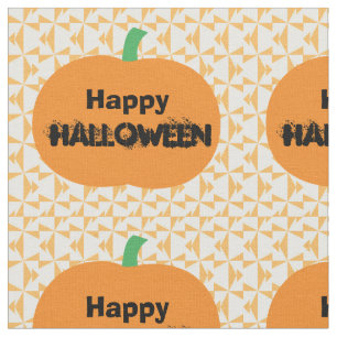 Happy Halloween Pumpkins Stoff