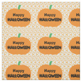 Happy Halloween Pumpkins Stoff (Muster)