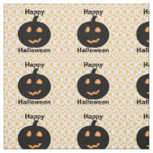 Happy Halloween Pumpkins Stoff (Muster)