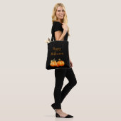 Happy Halloween Pumpkins Tasche (Am Model)