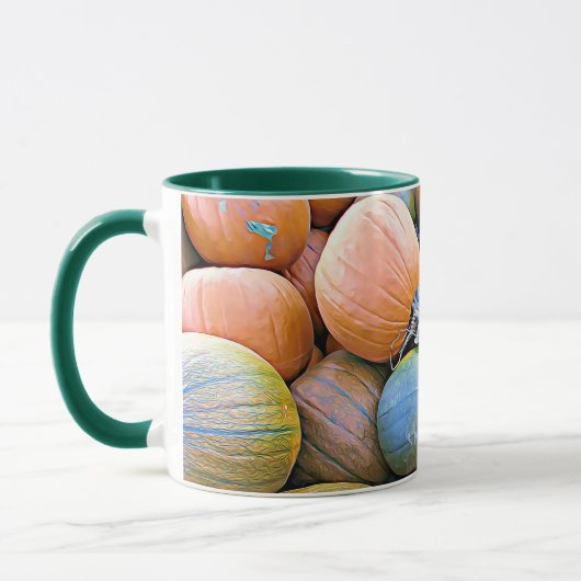 Happy Halloween Pumpkins Tasse (Links)