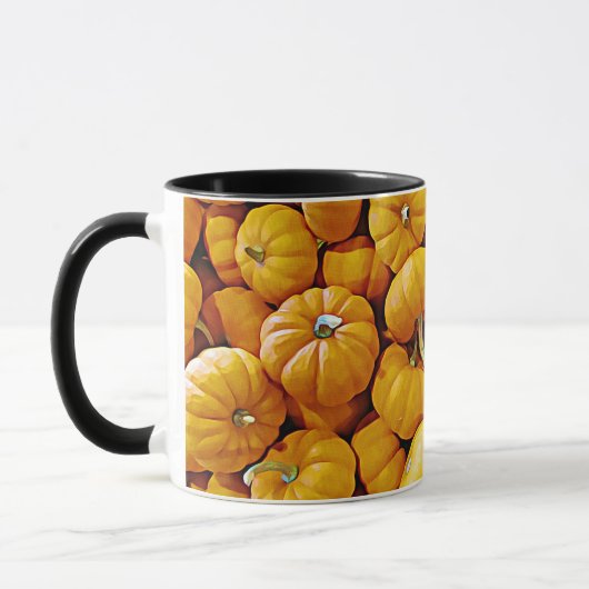 Happy Halloween Pumpkins Tasse (Links)