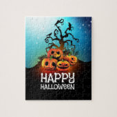 Happy Halloween! Pumpunder a creepy tree! Puzzle (Vertikal)