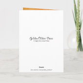 Happy Halloween Puppy and Pumpkins, Niedlicher Hun Karte (Rückseite)