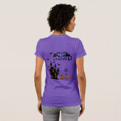 Happy Halloween purple T-Shirt (Schwarz voll)