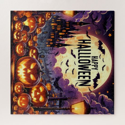 Happy Halloween Puzzle (Horizontal)
