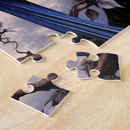 Happy Halloween Ravens And Roses Puzzle (Seite)