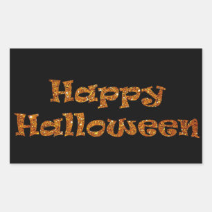 Happy Halloween Rechteckiger Aufkleber