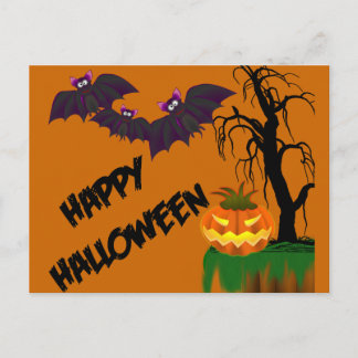 Happy Halloween Recipe Card Postkarte