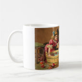 Happy Halloween Retro Poster Kaffeetasse (Links)