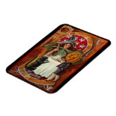 Happy Halloween Retro Poster Magnet (Linke Seite)