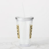 Happy halloween Retro-Stil Acryltrinkbecher (Links)