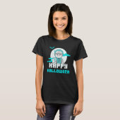 Happy Halloween Robot AI Trick oder Treat Data Ner T-Shirt (Vorne ganz)