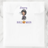 Happy Halloween Rundaufkleber Princess Aufkleber (Tasche)