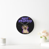 Happy Halloween Runde Wanduhr (Zuhause)