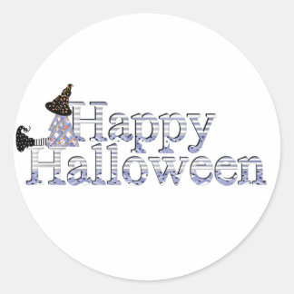 Happy Halloween Runder Aufkleber