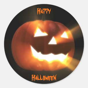 Happy Halloween Runder Aufkleber